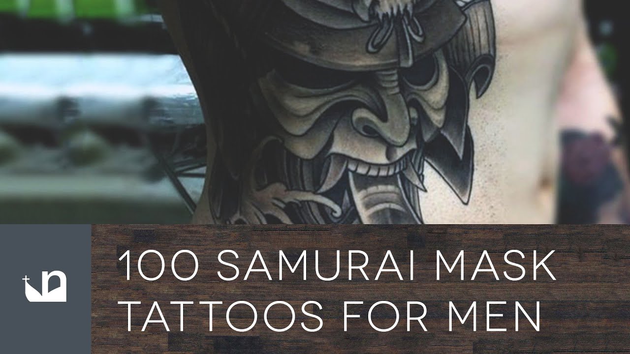 100 Japanese Samurai Mask Tattoos For Men