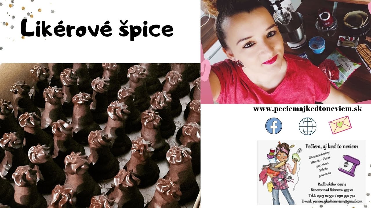 Čokoládové likérove špice