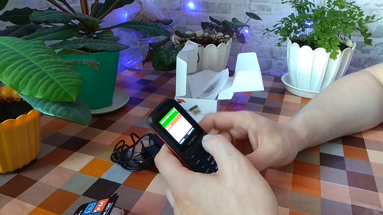 Обзор на телефон TEXET TM-130