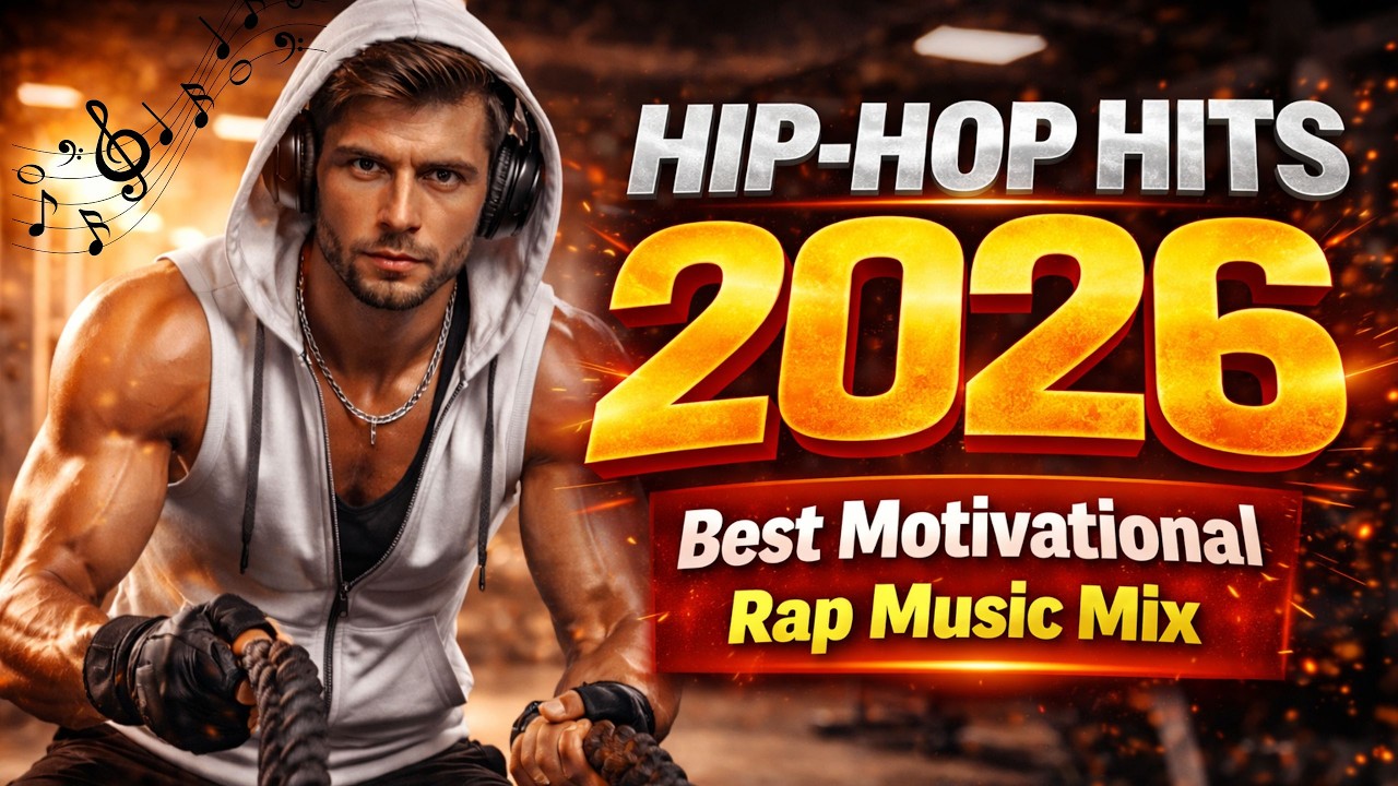 🔥 HIP-HOP HITS 2026 | Best Motivational Rap Music Mix ⚡ Never Give Up | Gym Workout Motivation