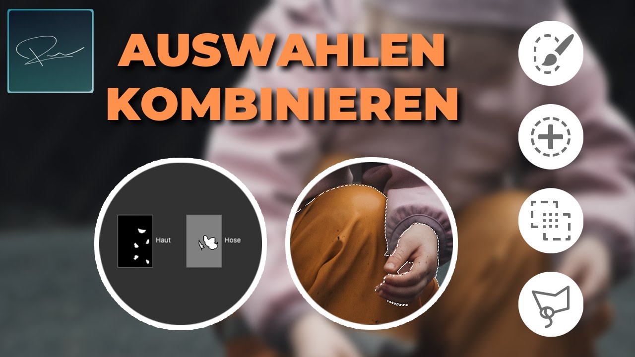 Auswahlen schnell kombinieren - Werkzeuge - Masken - Pfade - Alpha-Kanäle in #Photoshop