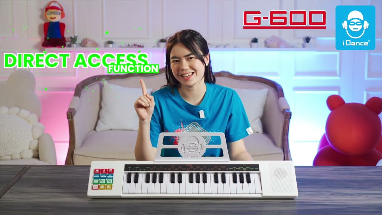 iDance Synthesizer Keyboard G600  + Rechargeable Lithium Battery + Direct Access Keys
