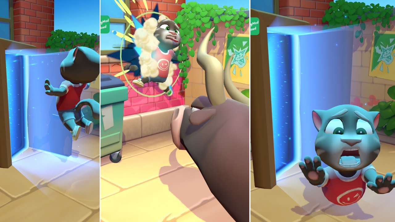 Мой говорящий Том: новое забавное обновление, ждите конца 🤣🤣