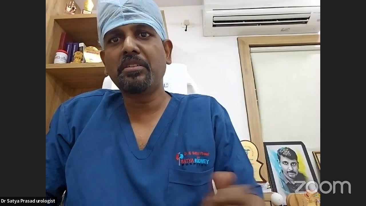 Dr. N Satya Prasad - MBBS, MS , Urologist live from Rajahmundry to talk about Kidney Stone