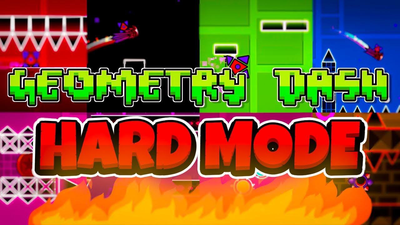 Geometry Dash HARD MODE Mod  - All Levels Completed