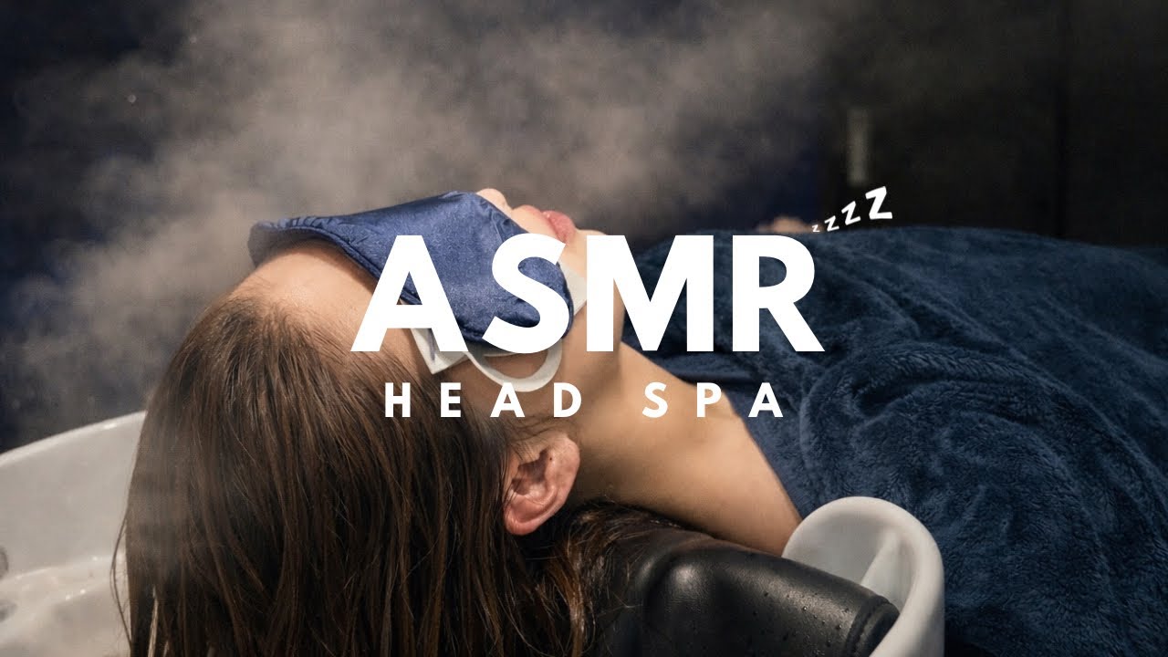 Japanese Head Spa ASMR 🇯🇵 Relaxing Scalp Massage Near Hakata Station