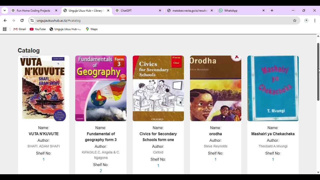 Unguja ukuu HUB online Library
