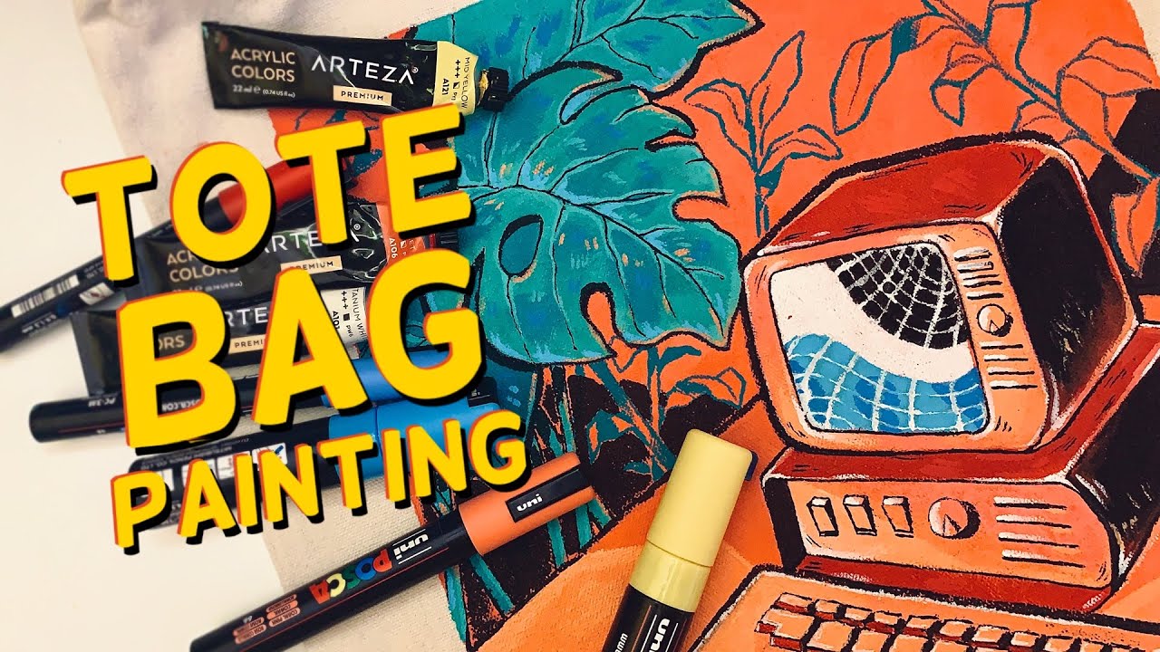 Tired of Paper? - Tote Bag Painting