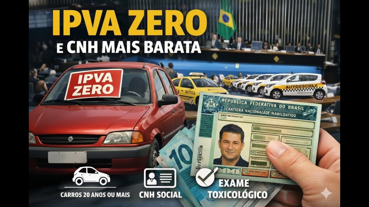 URGENTE: O fim do IPVA foi aprovado! Veja se o seu carro entrou na lista.