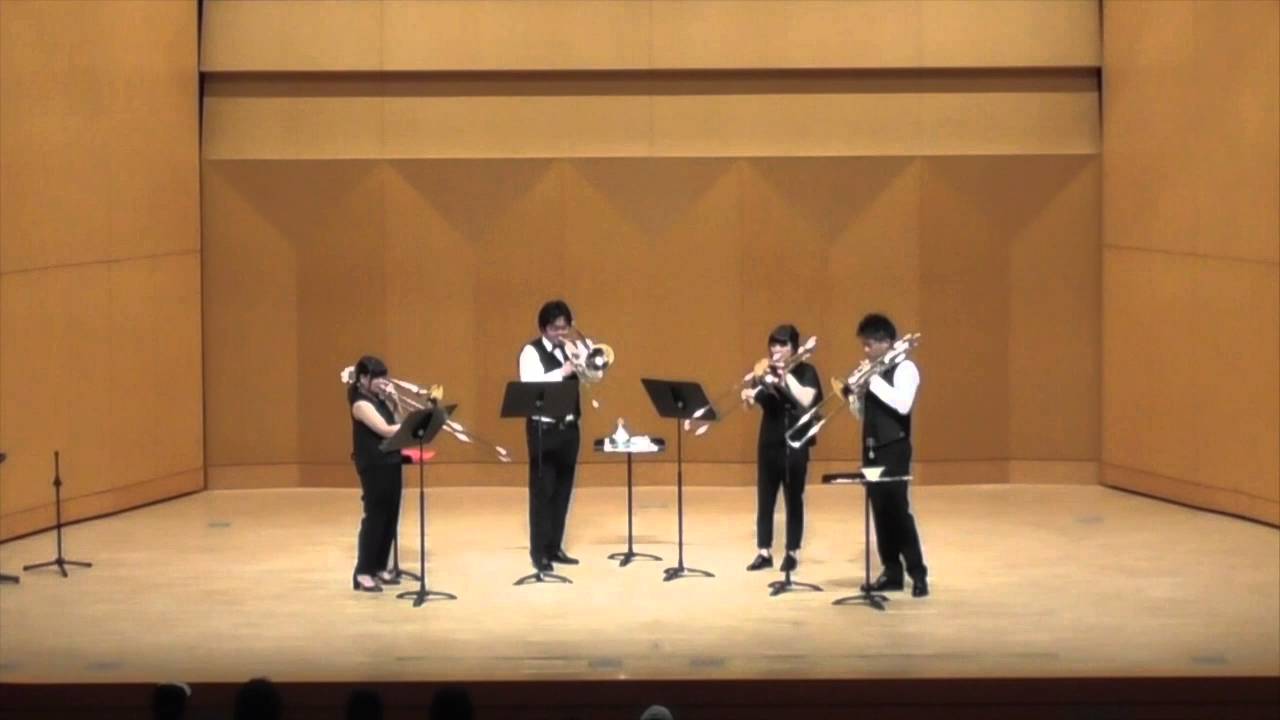 [Trombone Quartet Ke] THIRD SYMPHONY Ⅳ.Finale / James Barnes