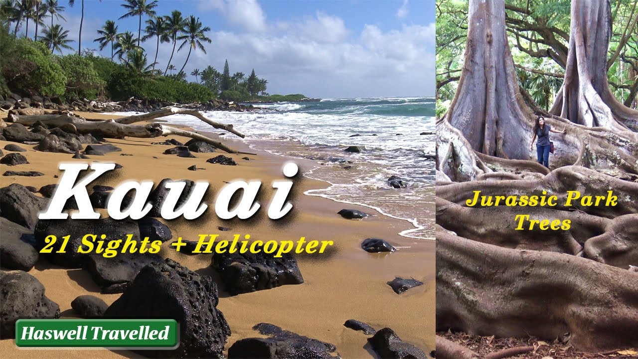 Kauai Hawaii 4K – 21 Sights & Doors-Off Helicopter Highlights