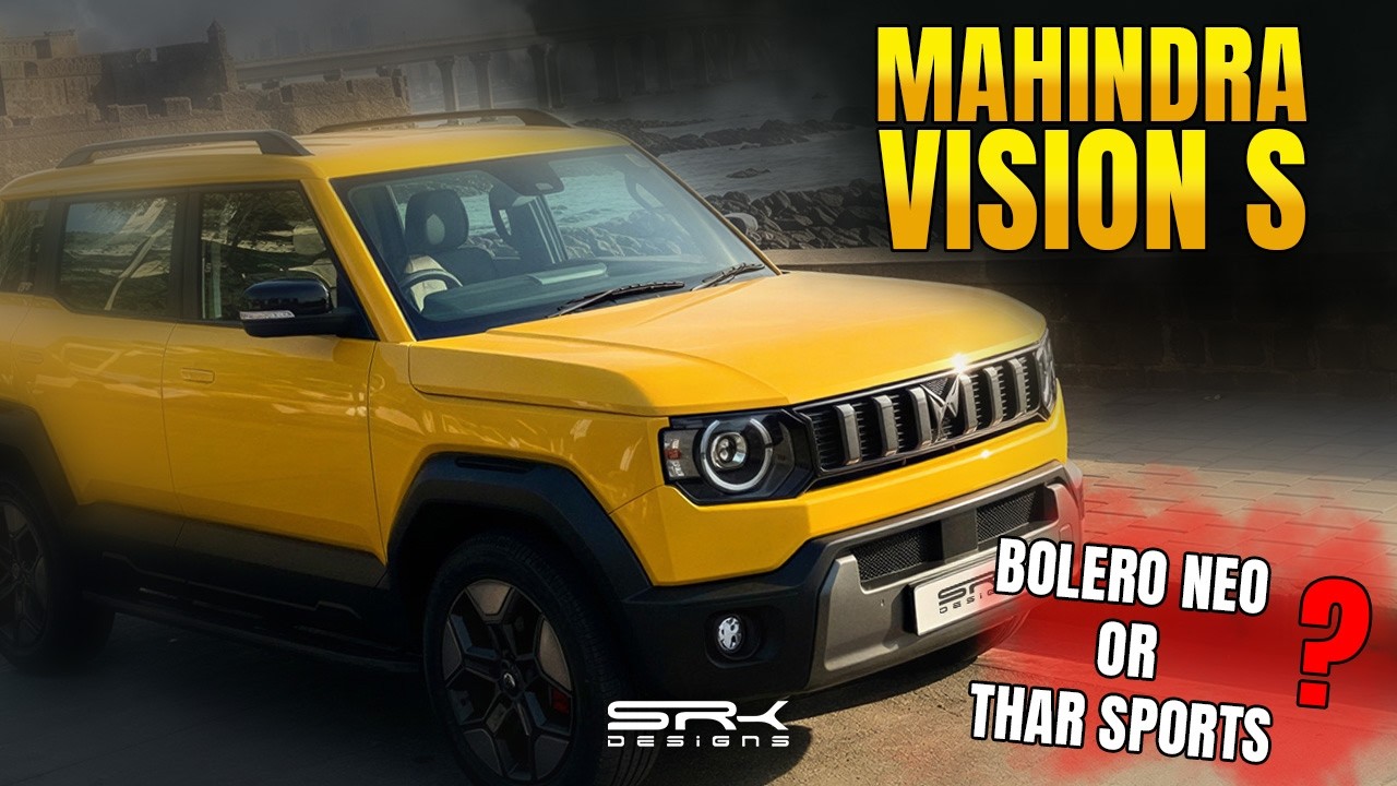 Mahindra Vision S Production Model Visualized - Next Gen Bolero Neo or Baby Scorpio?| SRK Designs