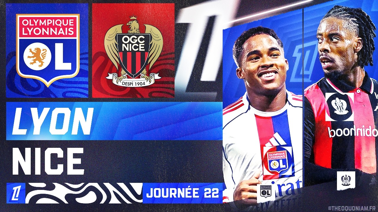 🔴 LYON - NICE | 🔴🔵LES GONES POUR LES 13 VICTOIRES DE SUITE ! L'OGC EN CRISE⚫🔴| LIGUE 1 - LIVE/DIRECT