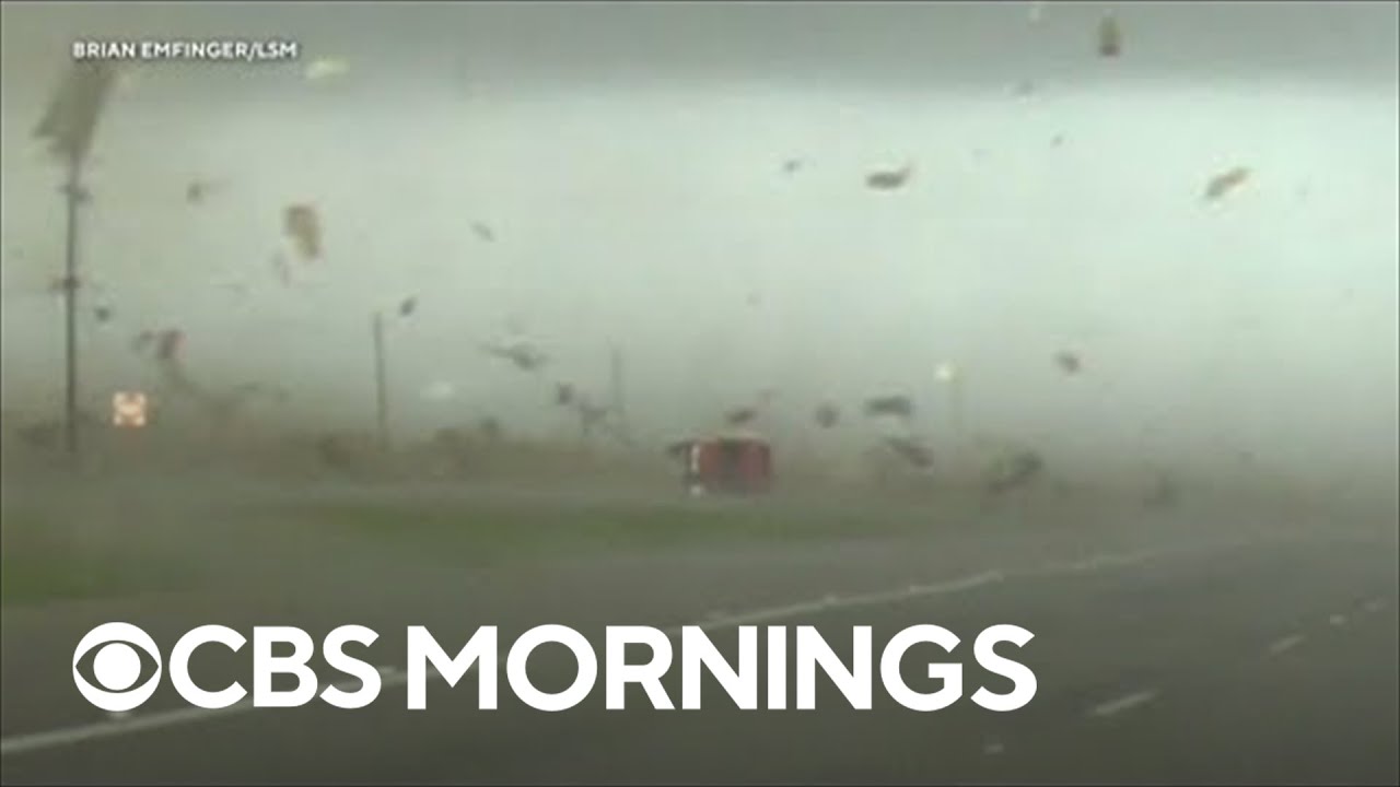 More than a dozen tornadoes strike Texas and Oklahoma causing widespread damage to communities