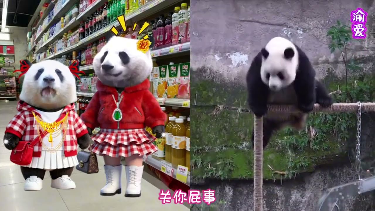 《花花小剧场》 花叶智斗爱姐🤣#来这里吸熊猫 #大熊猫和花 #大熊猫渝爱 #熊猫花花 #大熊猫和花和叶
