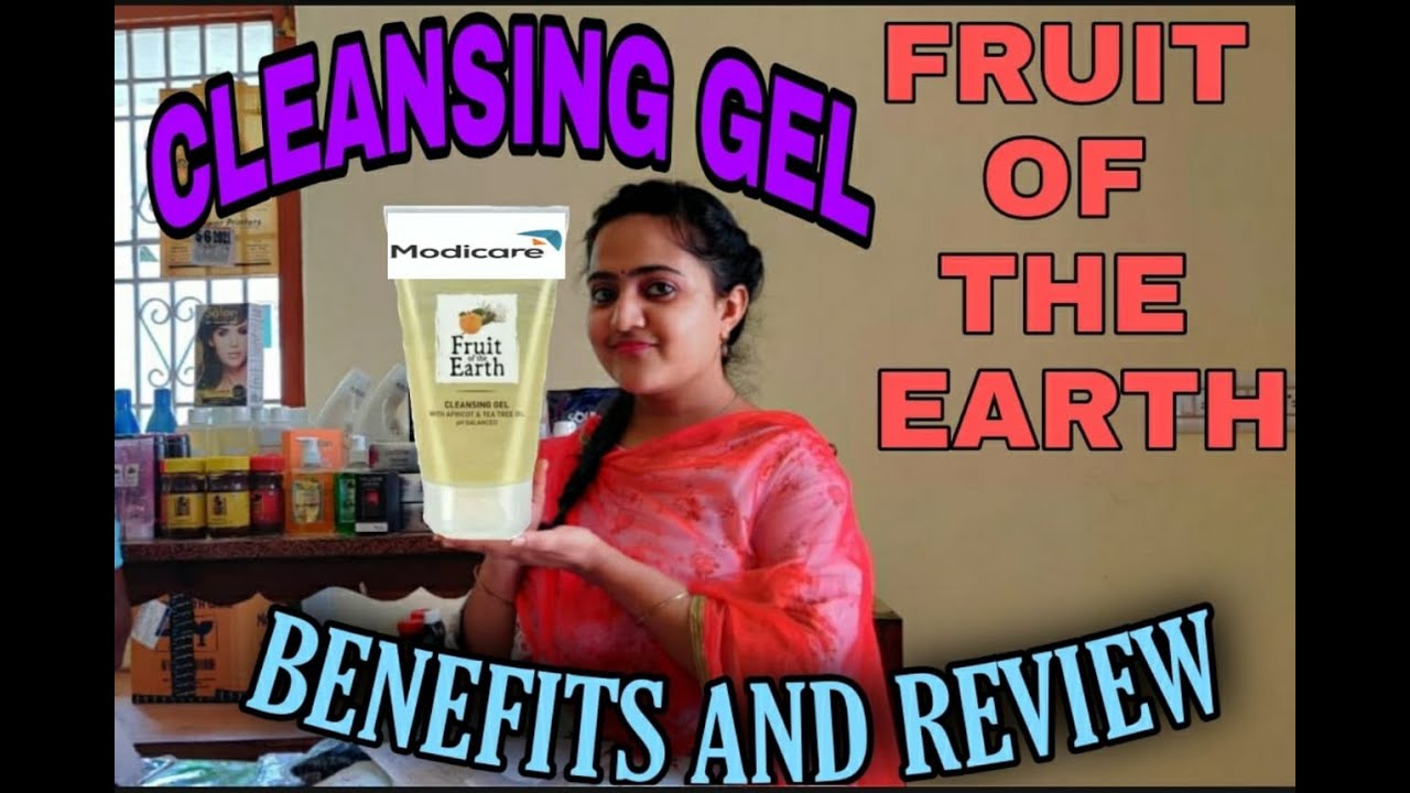 MODICARE FRUITS OF THE EARTH CLEANSING GEL WITH APRICOT&TEA TREE OIL(PH BALANCED) IN TAMIL DEMO