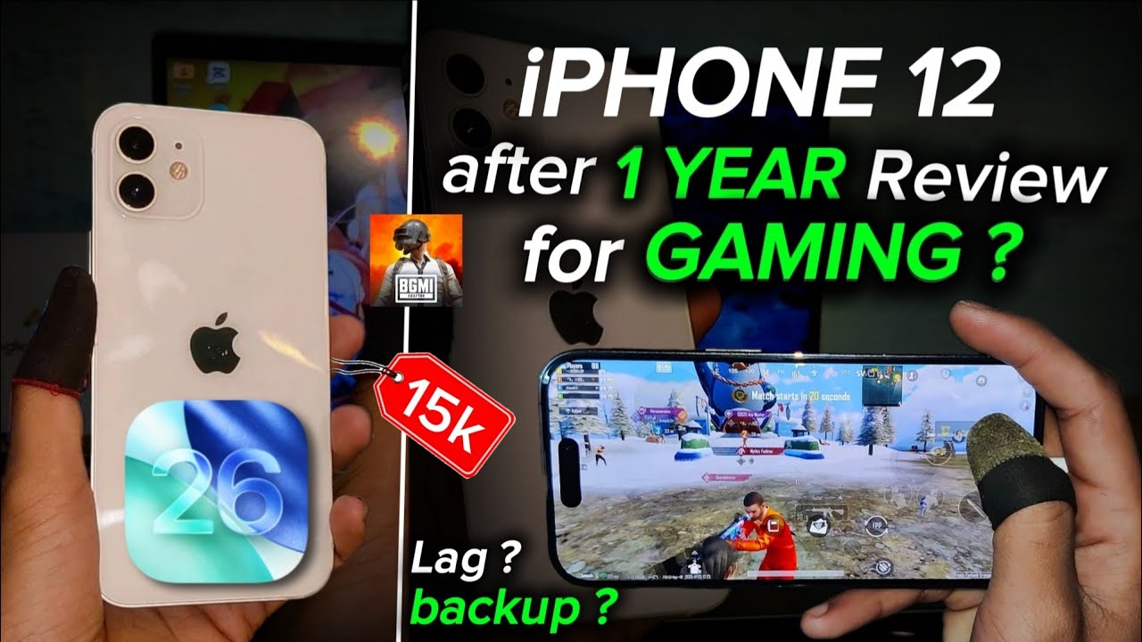 iPHONE 12⚡ AFTER 1 YEAR REVIEW FOR GAMING | WORTH IT IN 2025/26 ?