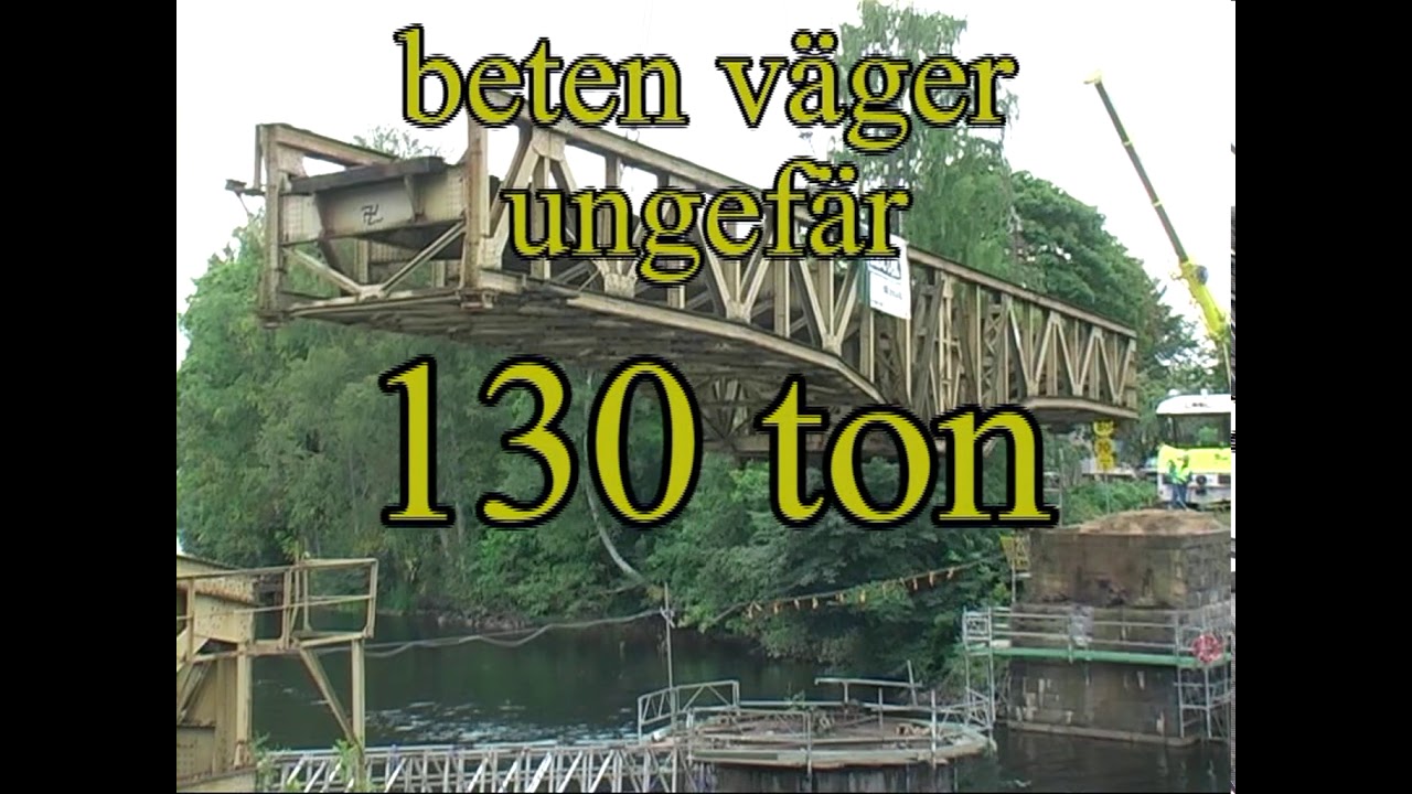 Sunne - Järnvägsbron byts ut Del 2 av 4