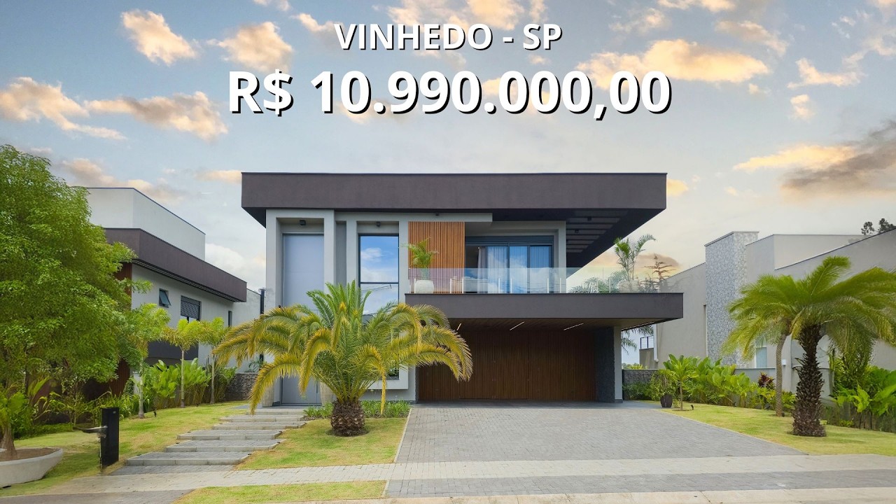 CASA DE LUXO À VENDA NO CAMPO DE TOSCANA – VINHEDO/SP