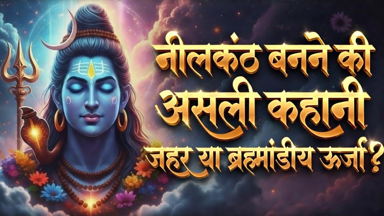 नीलकंठ बनने की असली कहानी | क्या शिव ने सच में जहर पिया था? Mahadev Motivational Speech |