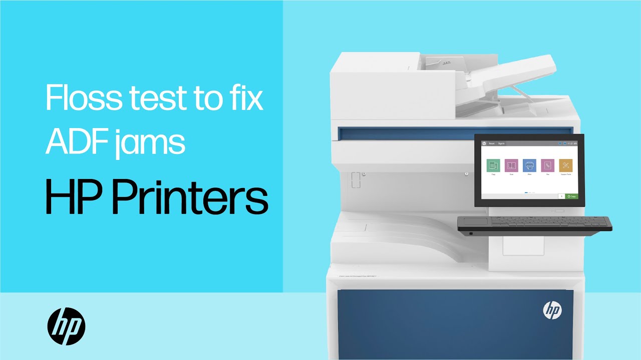 Floss the ADF to fix repeated document feeder jams | HP printers