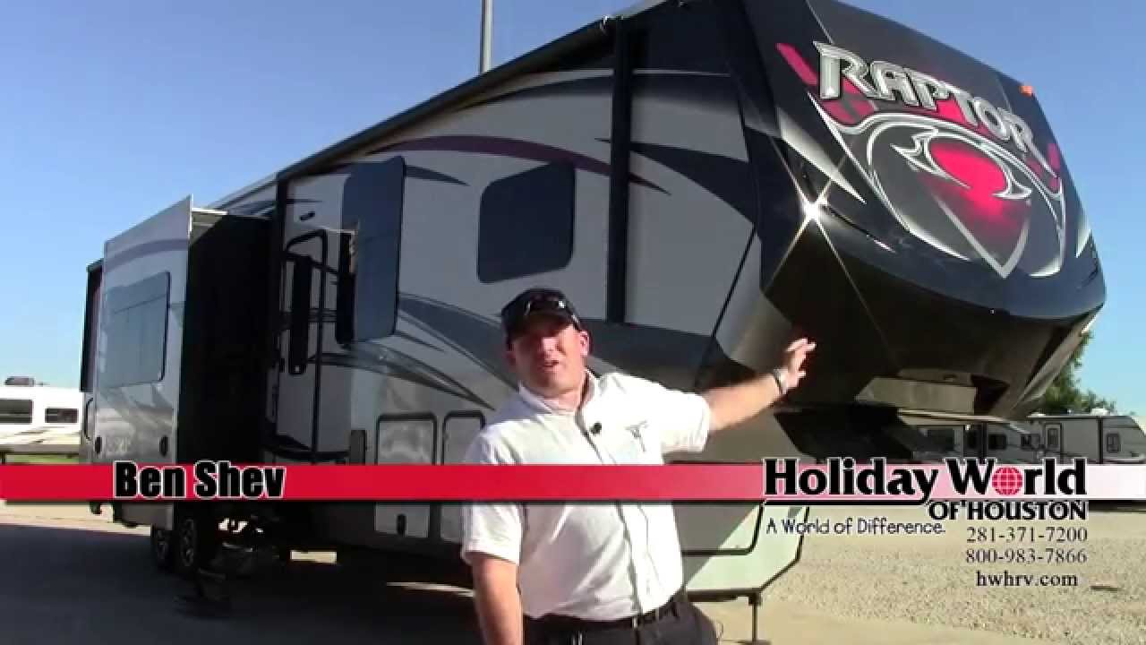 New 2015 Keystone Raptor 375TS Fifth Wheel Toy Hauler RV -Holiday World
Katy, League City & Mesquite