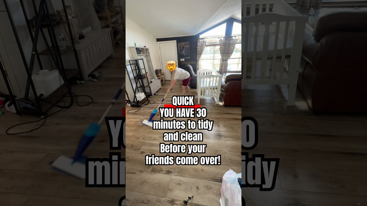 How to Clean your house before guests come over | Realistic Cleaning Motivation
