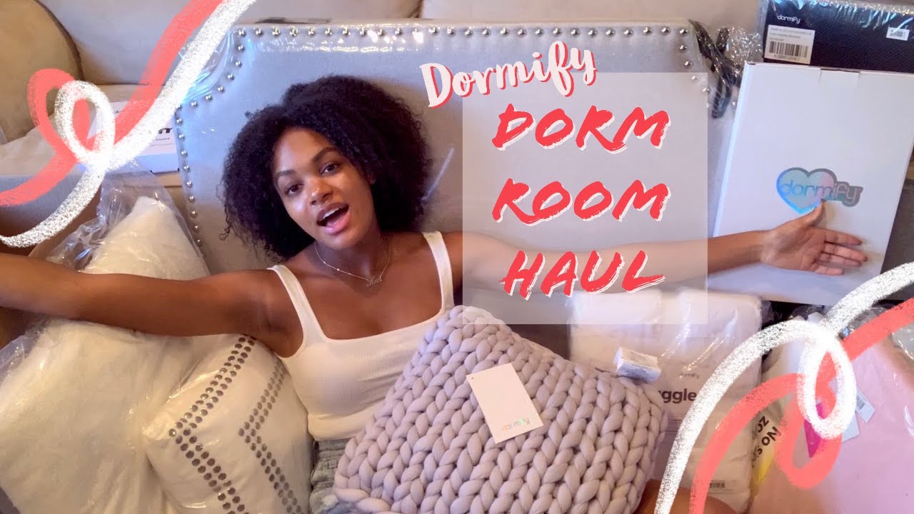 HUGE *DORMIFY* DORM ROOM HAUL - ft.YAFEINI JEWELRY Name Necklace
