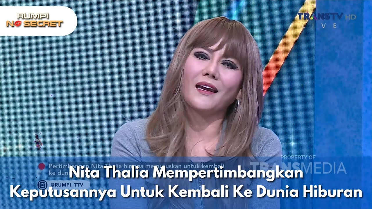 Nita Thalia Mempertimbangkan Keputusannya Untuk Kembali Ke Dunia Hiburan - RUMPI NO SECRET(9/4/25)P1