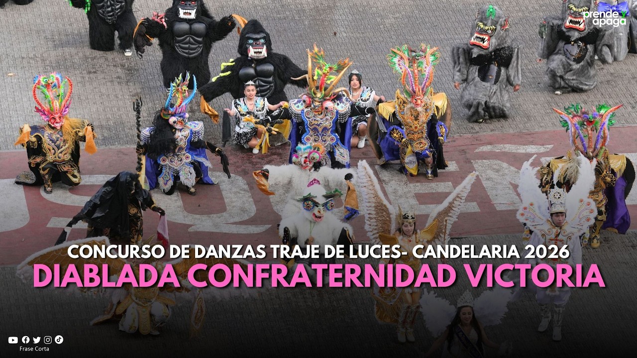 #Puno: Diablada Confraternidad Victoria -  Festividad Virgen de la Candelaria 2026