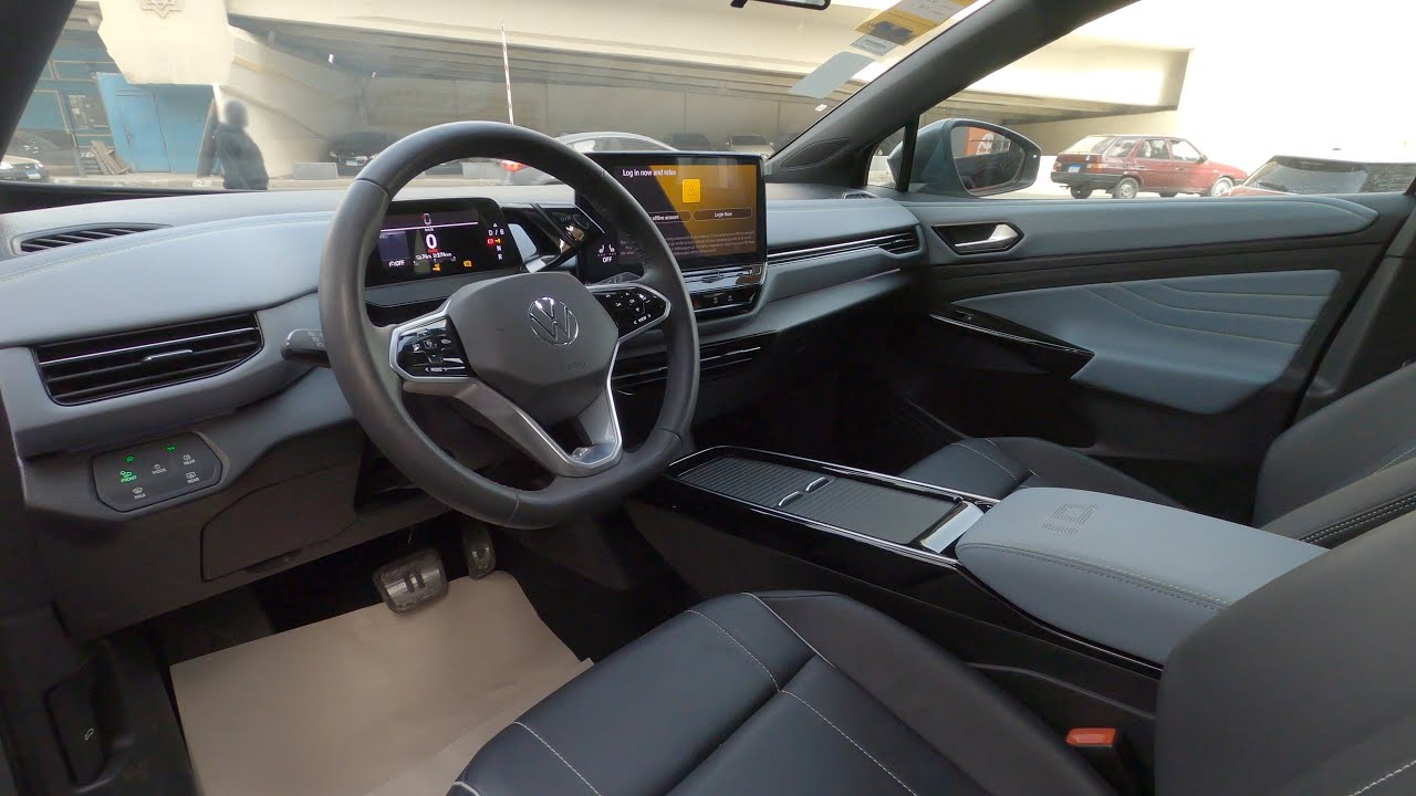 Volkswagen ID4 2023 Pure Plus Moonstone Grey обзор салона