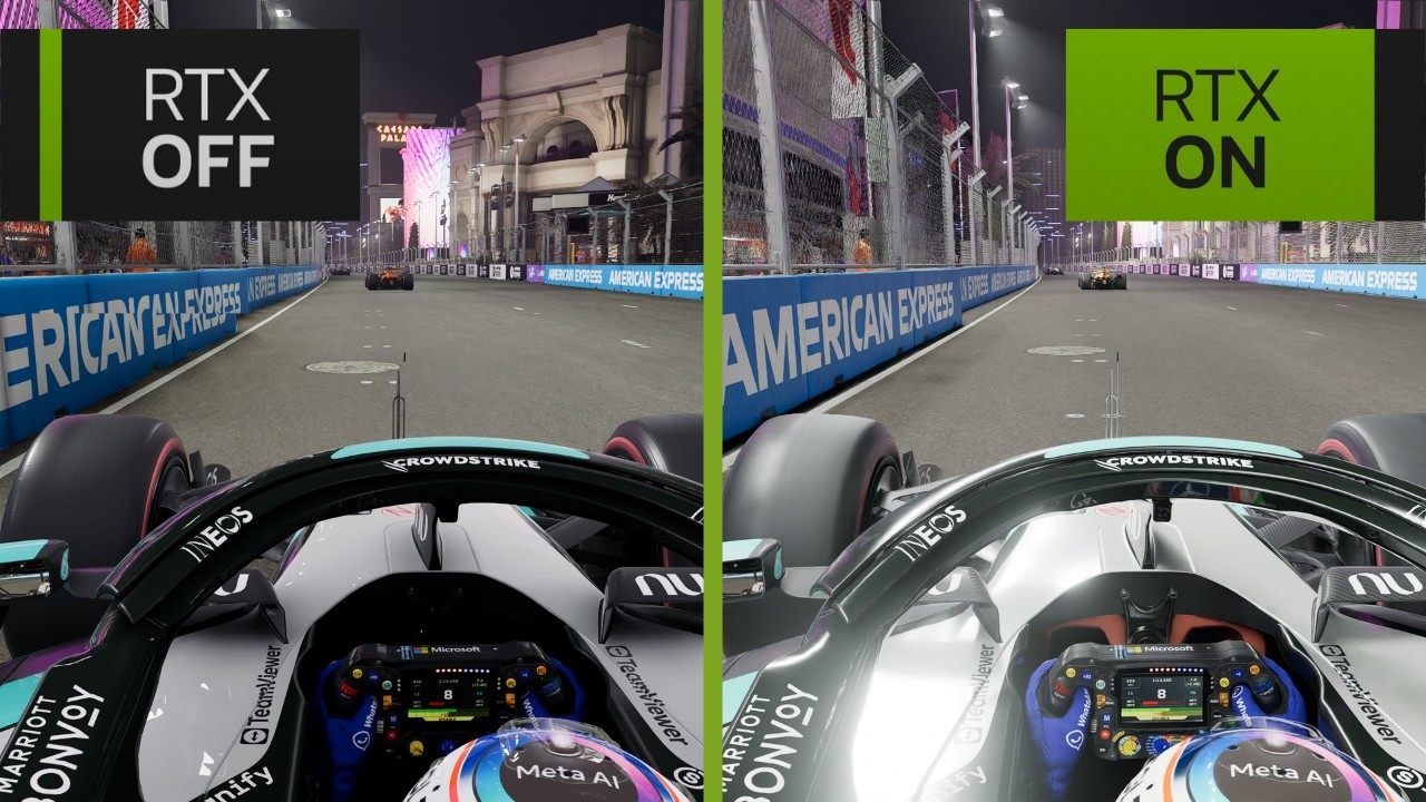 F1 25: 2026 Season Pack - PATH TRACING On vs Off Comparison