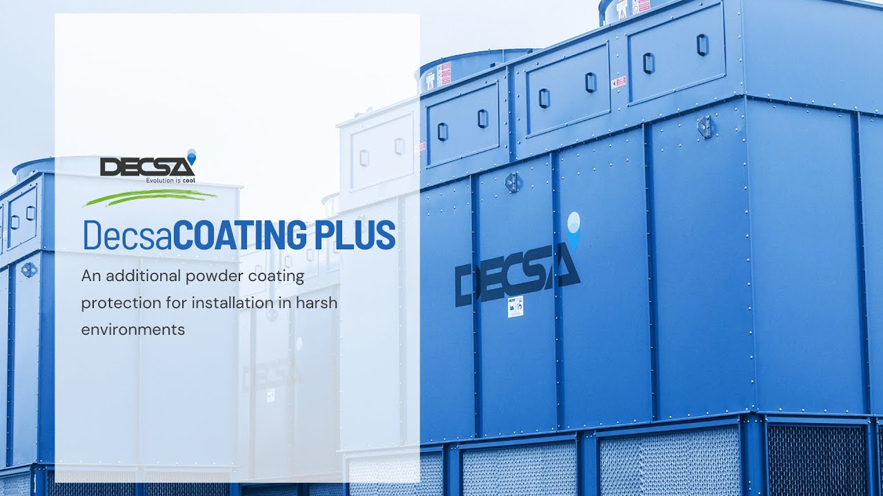DecsaCOATING PLUS Painting Process on cooling towers