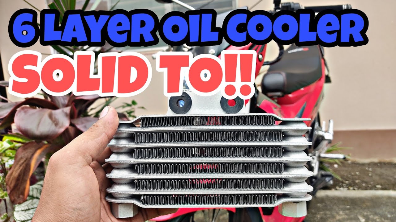 6 Layer OIL COOLER | Raider 150 Carb | Tipid Racing Specs