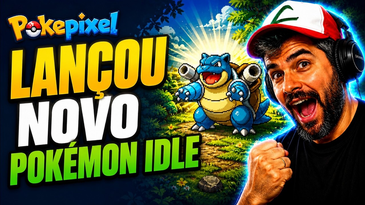 O Novo Pok&eacute;mon Idle com Mercado e Shiny: Testando o Lan&ccedil;amento