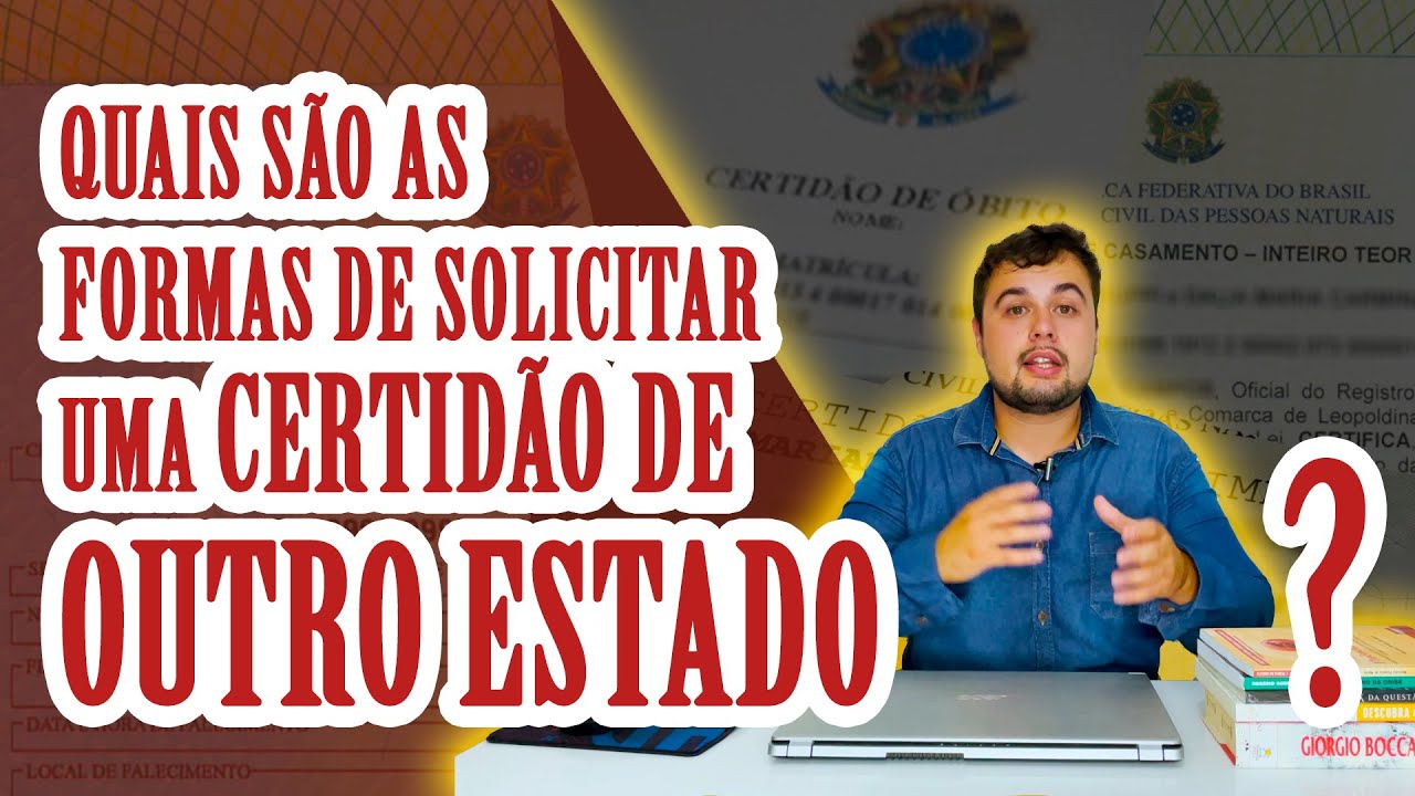 COMO PEGAR UMA CERTIDÃO DE OUTRA CIDADE