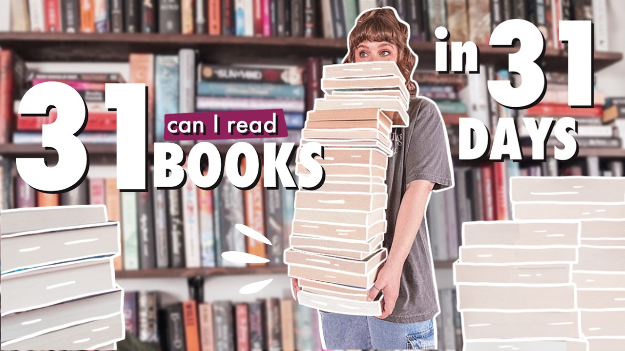 Can I Actually Read 31 Books in 31 Days? 🤪📚 READING VLOG