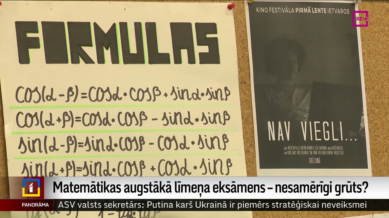 Matemātikas augstākā līmeņa eksāmens – nesamērīgi grūts?