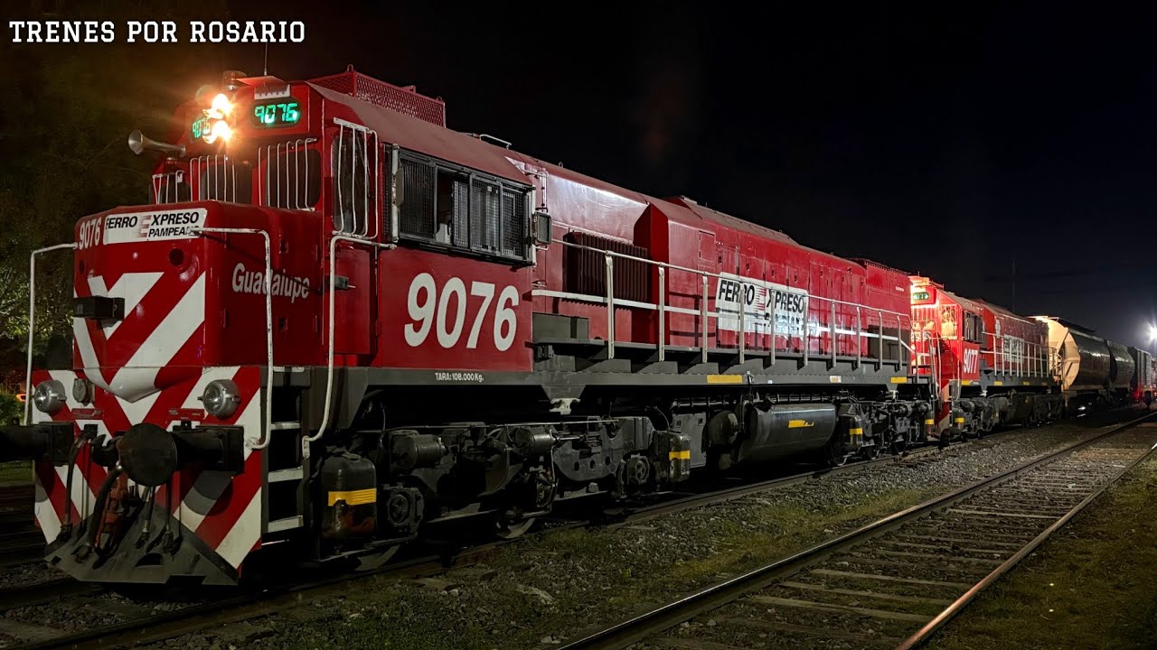 (483) FEPSA | ¡¡TREN VACÍO CON DOBLE TRACCIÓN DE GT22, SALIENDO DE PATIO PARADA HACIA VILLA DIEGO!!
