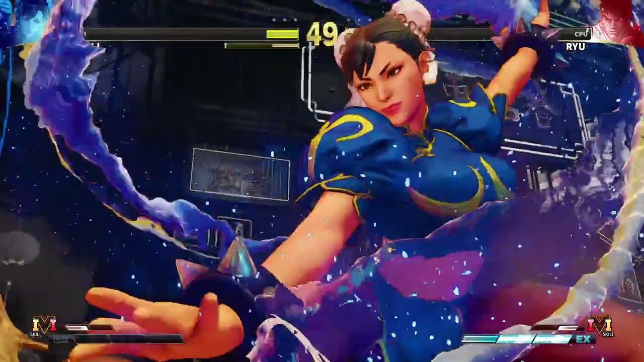 STREET FIGHTER V Chun-li vs Ryu