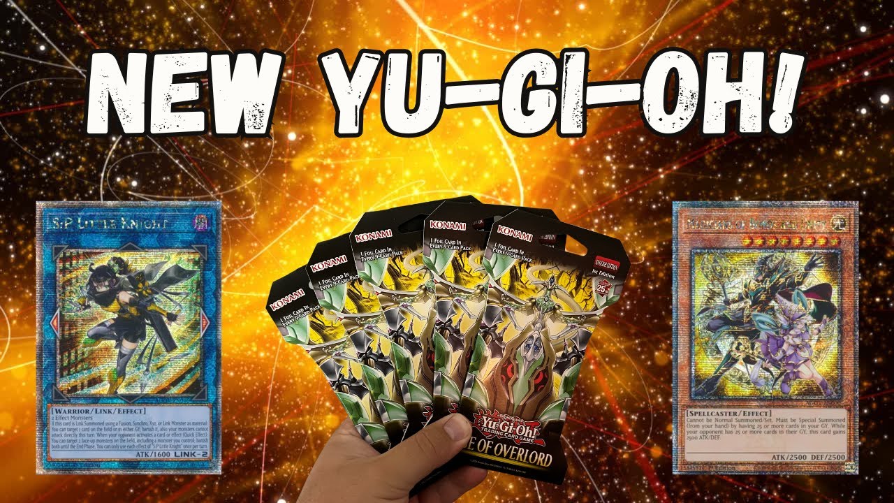 NEW Yu-Gi-Oh! Age of Overlord Blisters Looking for Quarter Century Rare's!!!