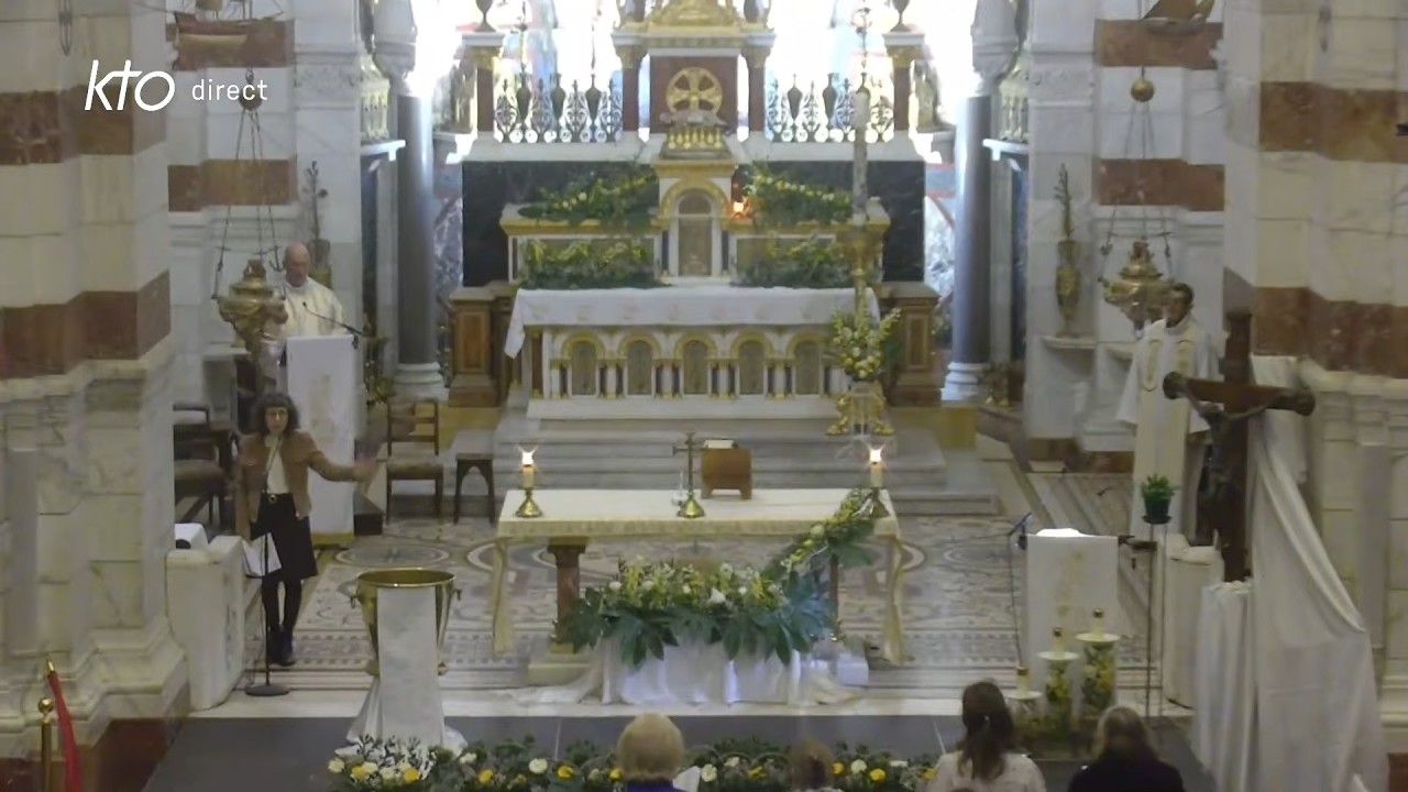 Messe &agrave; Notre-Dame de la Garde du 13 avril 2026