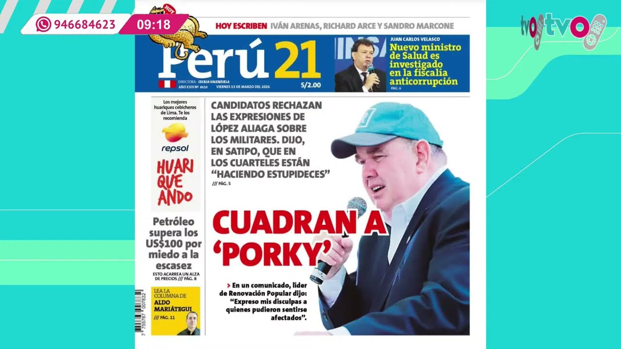 TVO OPINANDO: PROGRAMA DEL 13 DE MARZO DEL 2026