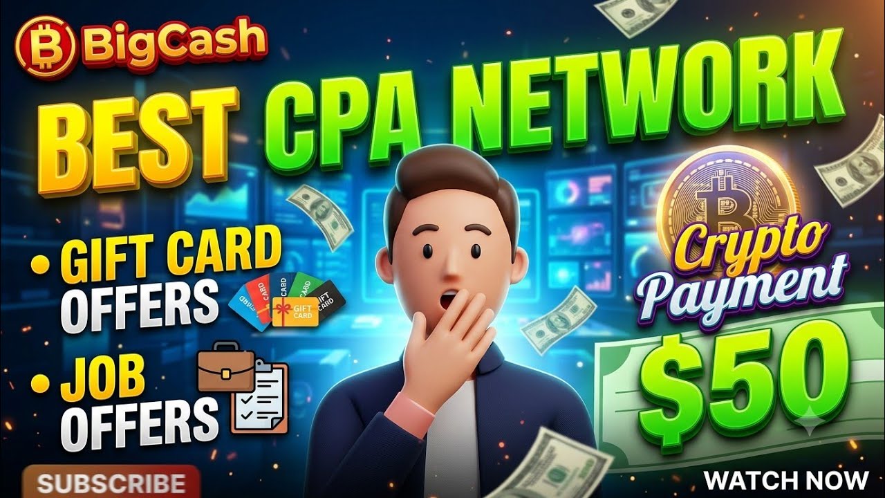 Одобрение BigCash Network | Как создать аккаунт в BigCash Network | Лучшая CPA-сеть | BigCash Net...