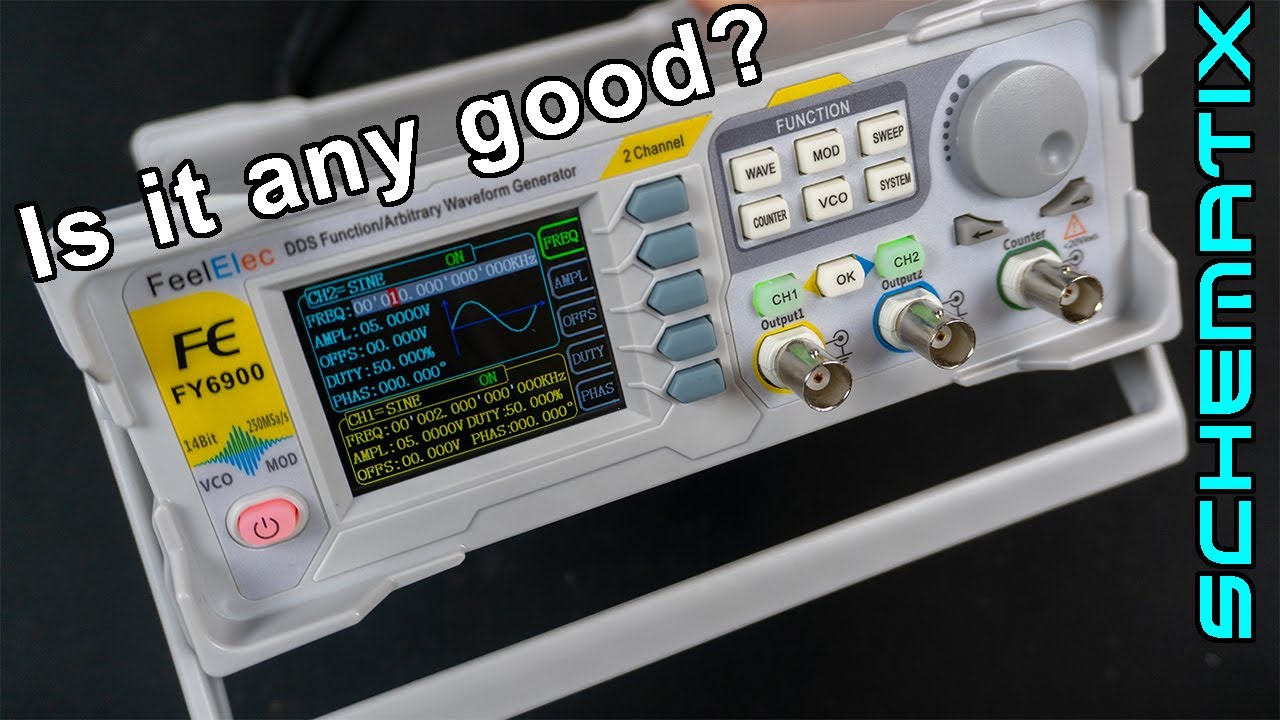 FeelTech FY6900 60MHz Arbitrary Waveform Generator ll Review