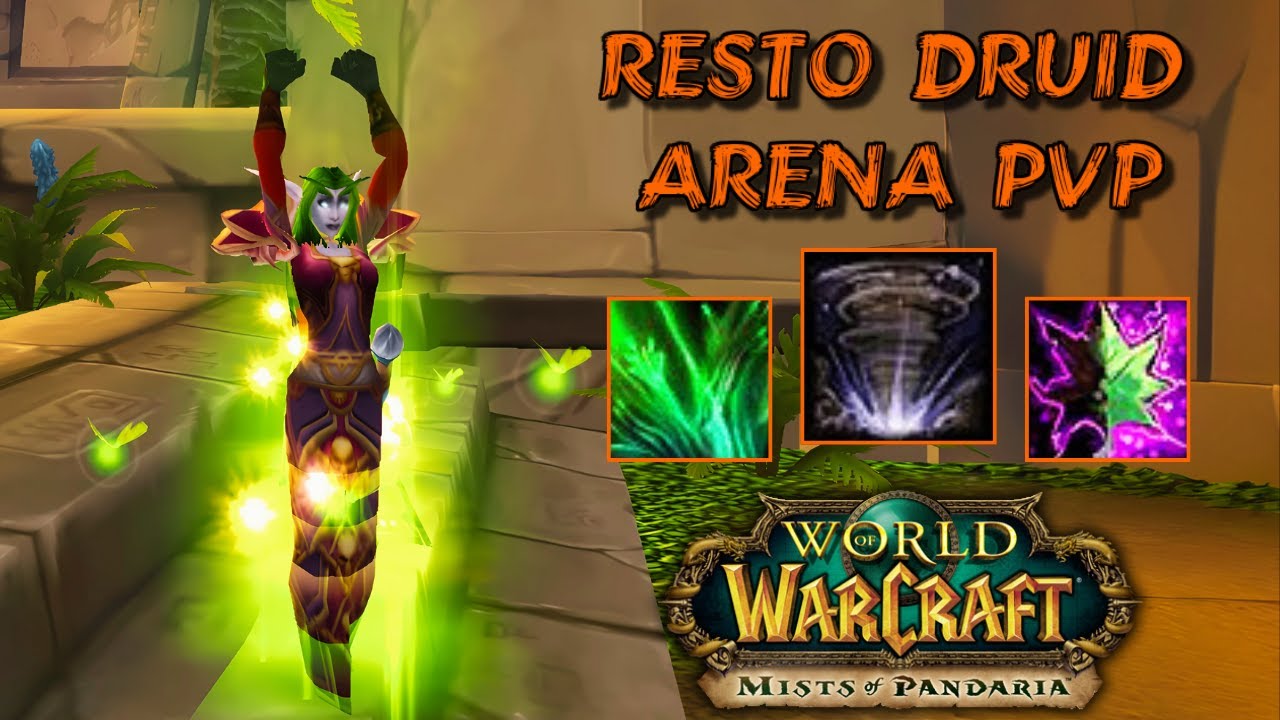RESTO DRUID PvP +2400 - WoW MoP