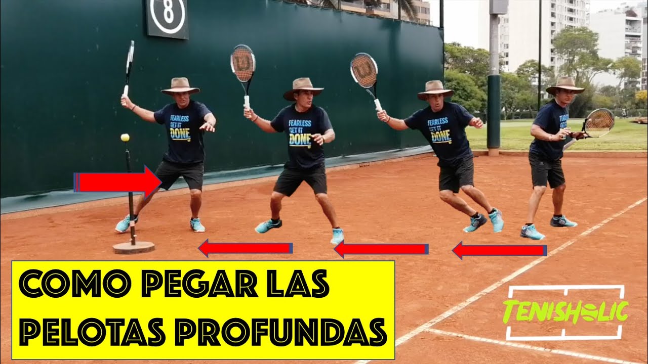 Como pegar una pelota profunda hacia atrás.