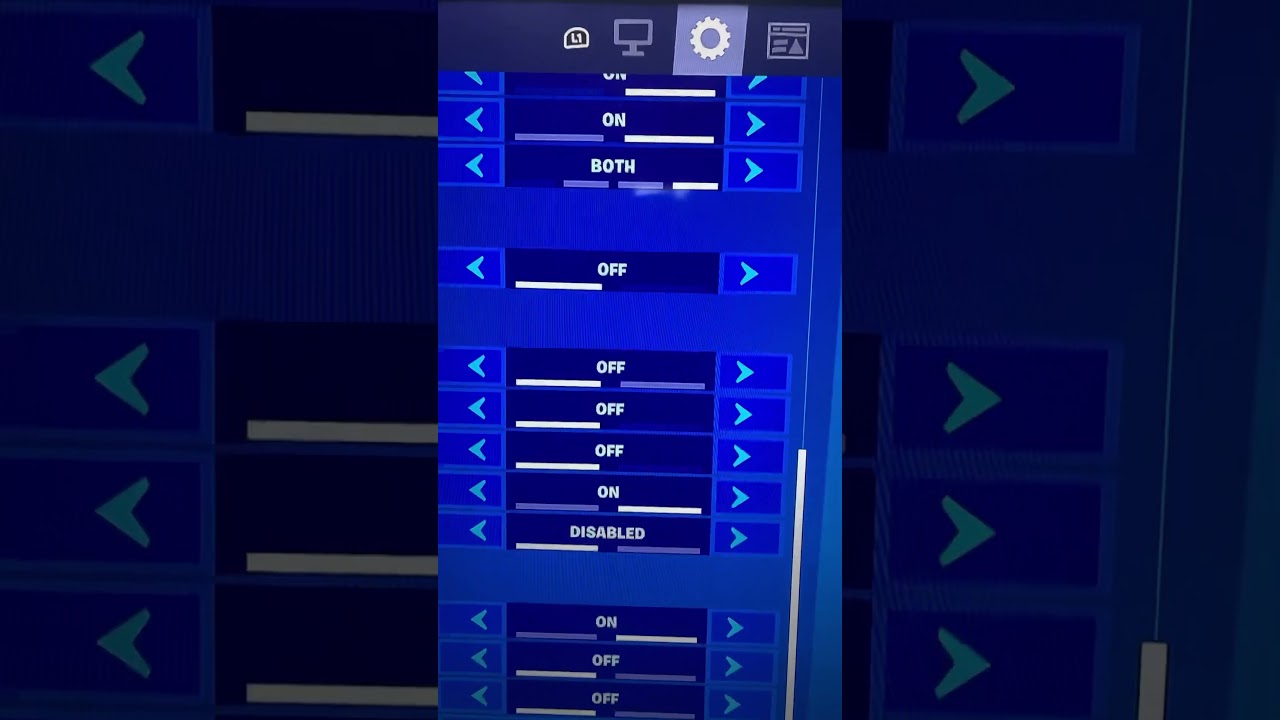 Best updated settings Fortnite linear
