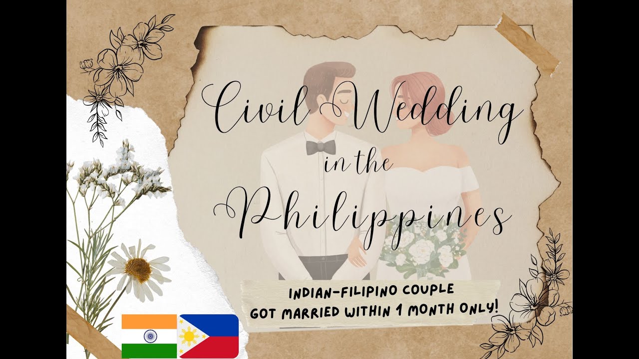 Civil Wedding in the Philippines with Foreign Spouse for only 1 month┃Indian-Filipino Couple Edition