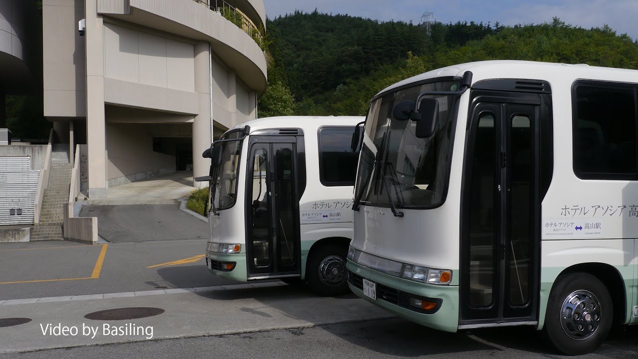 ホテルアソシア高山無料シャトルバス日野・メルファ Hino Melpha hotel shuttle bus